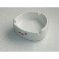 Teardrop White Ceramic Ashtray